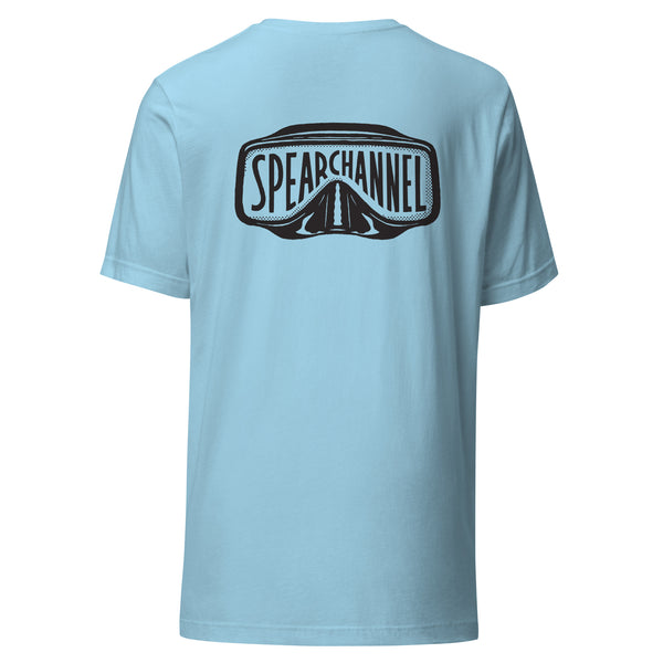 Spearchannel Mask Tee - Ocean Blue