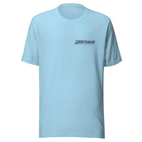 Spearchannel Mask Tee - Ocean Blue