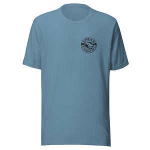 Mackie Medallion Tee - Steel Blue